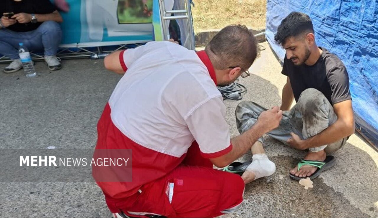 آخرین وضعیت امدادرسانی در حادثه حریق مجتمع تجاری در انزلی