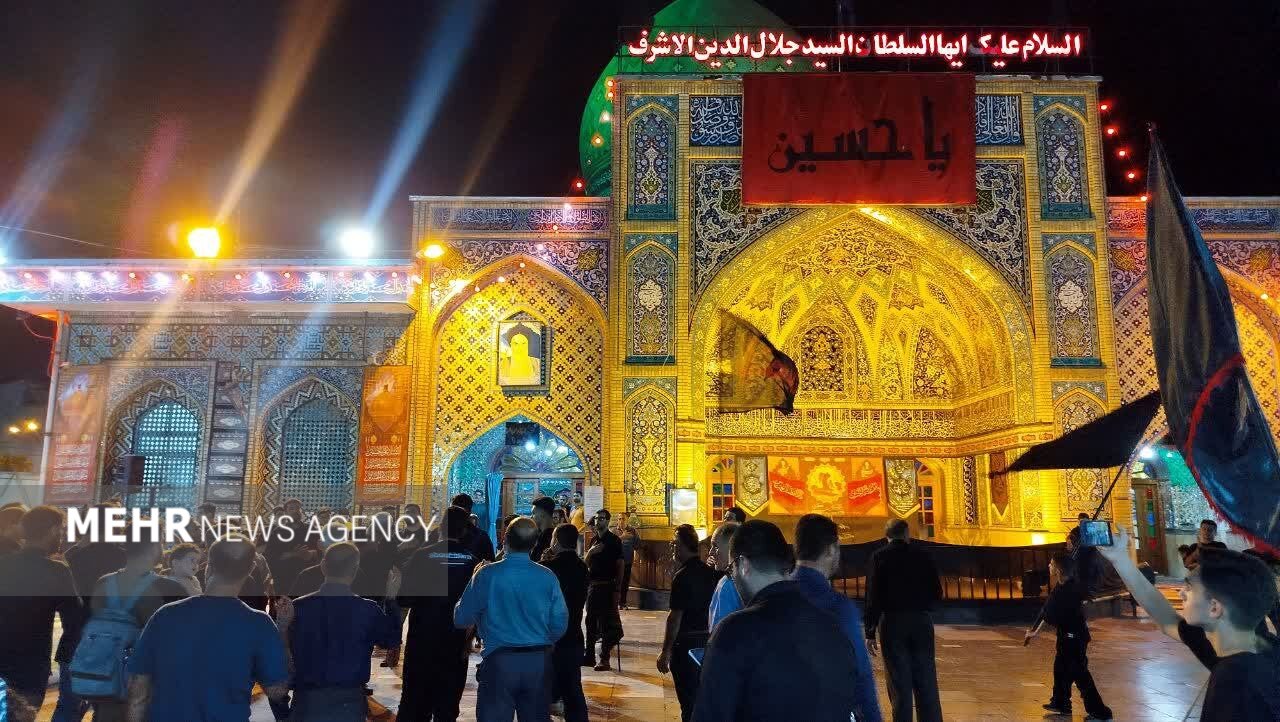 عزاداری شب شهادت حضرت رقیه (س) در آستانه اشرفیه