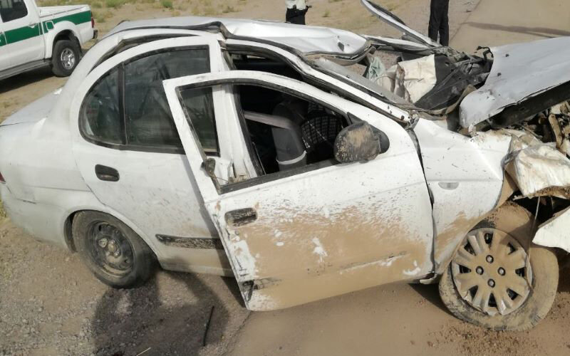 مصدومیت 8 نفر براثر تصادف پژو 207 و تیبا در محور نکا – گهرباران