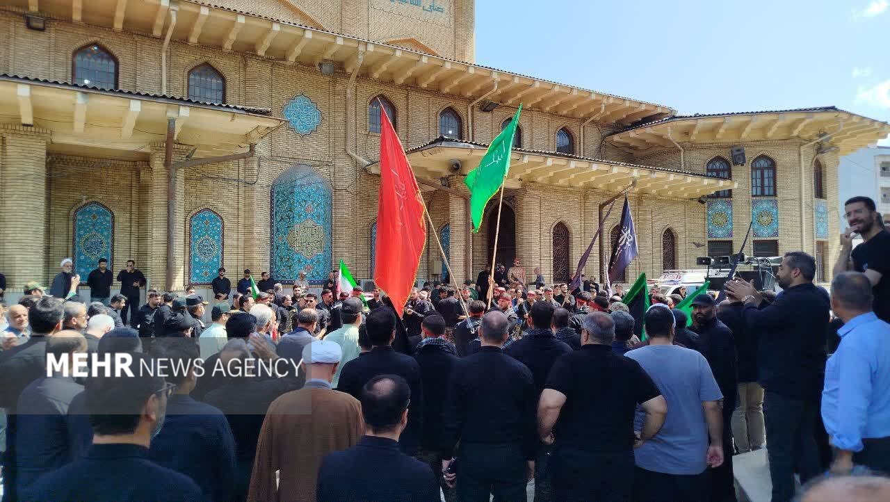 تصاویری از برپایی دسته عزاداری 28 صفر در تالش
