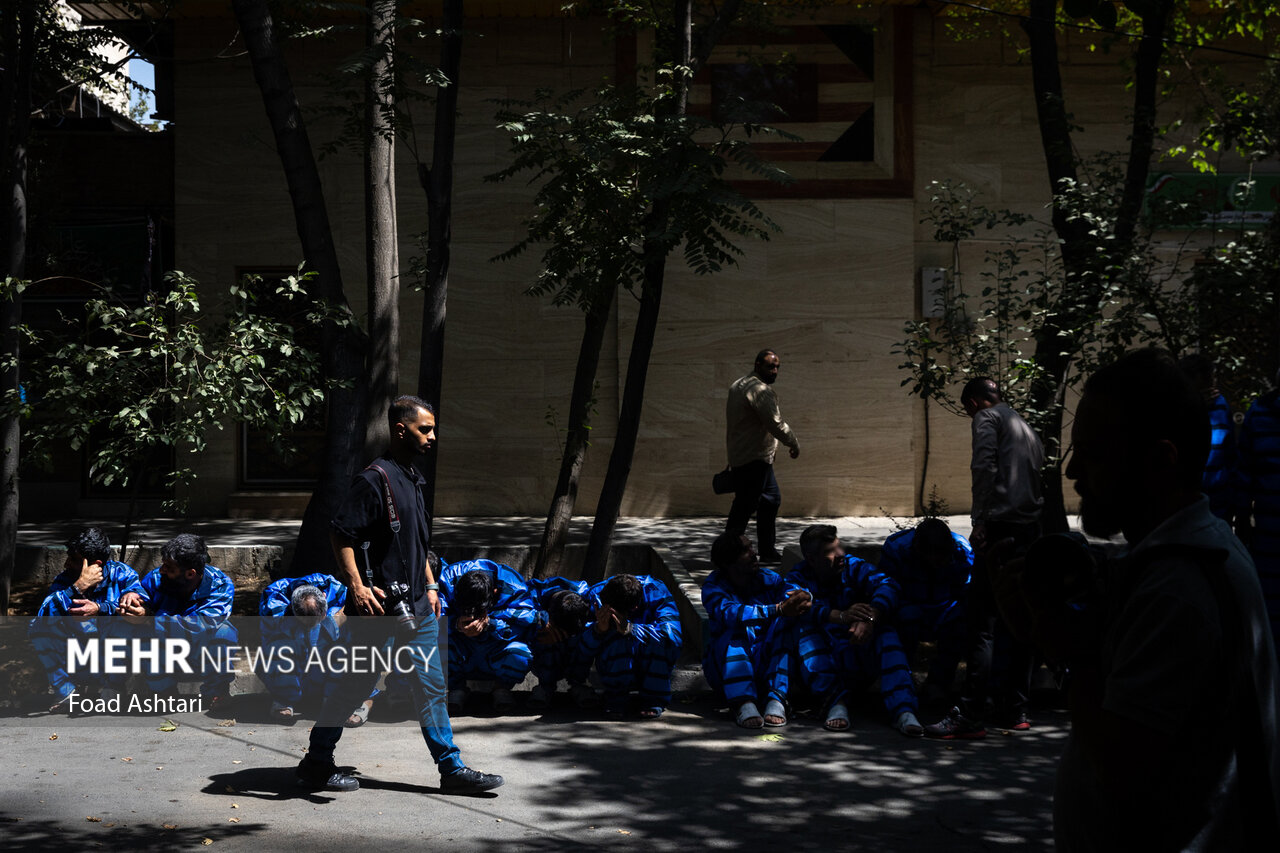 جمع‌آوری 129 معتاد متجاهر در علی‌آبادکتول