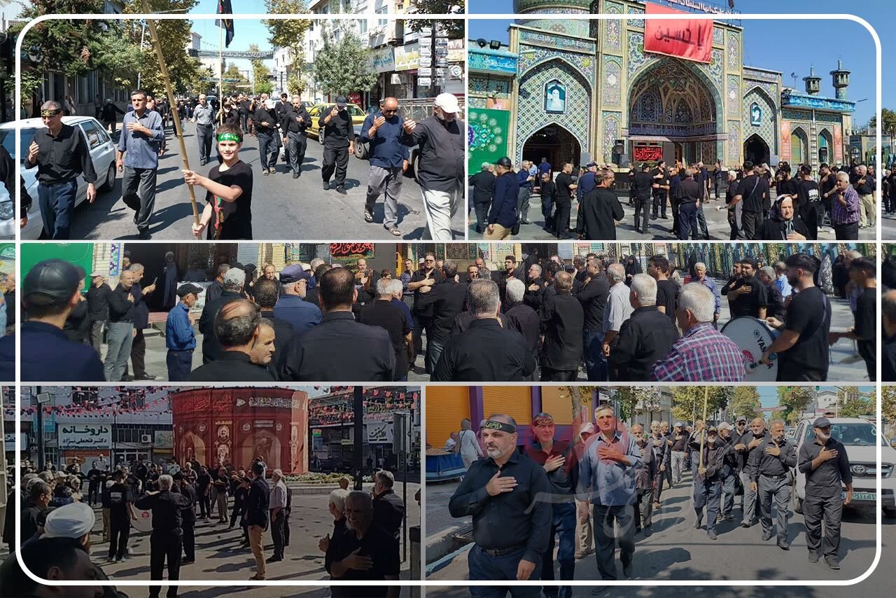 گیلان در عزای امام رئوف (ع)؛ نوای «یا رضا» در کوچه ها پیچید