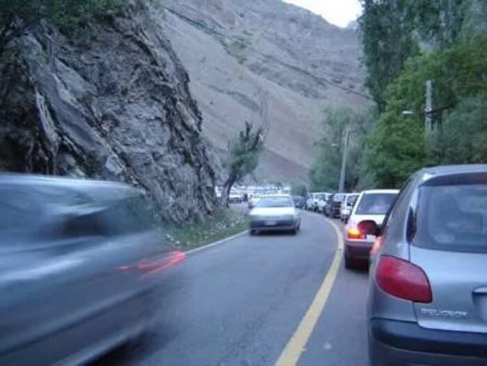 تردد دو طرفه و روان در کندوان و آزادراه تهران - شمال