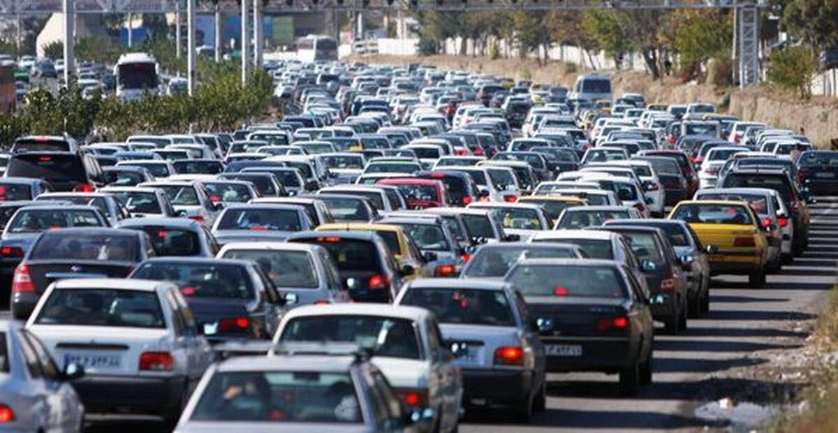 طول ترافیک در آزادراه قزوین - رشت به 29 کیلومتر رسید