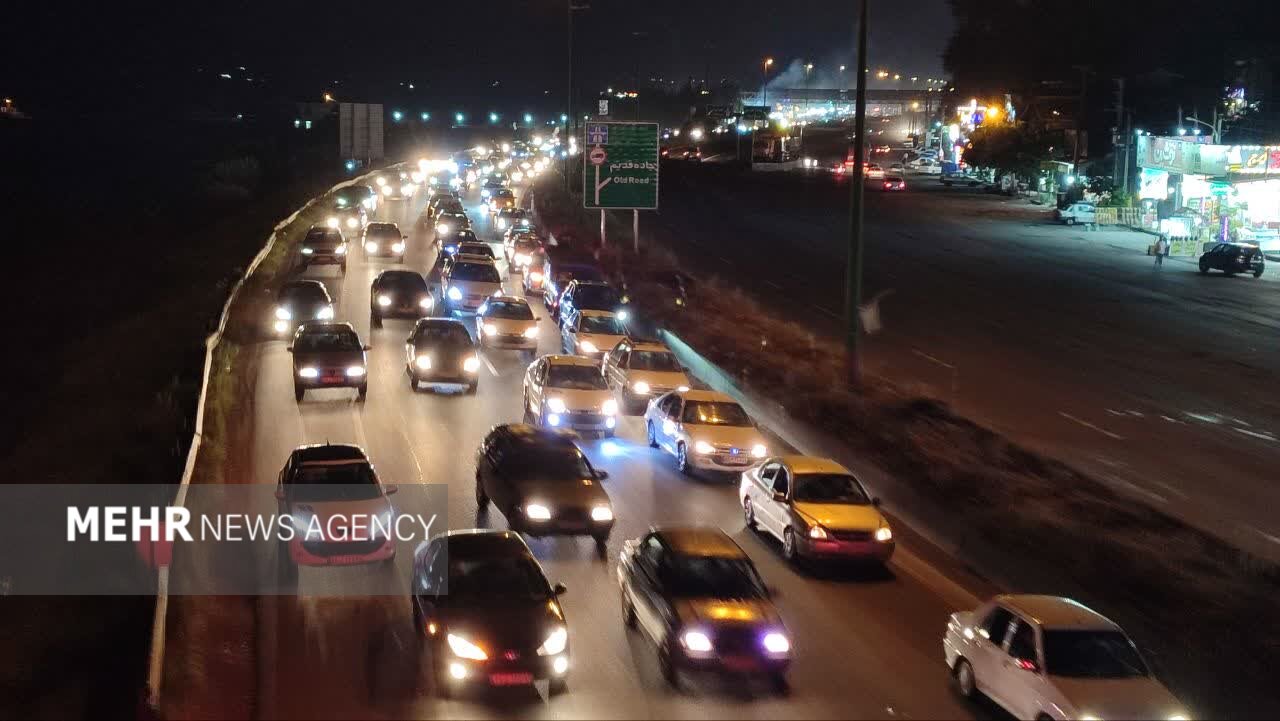 طول ترافیک در محور رشت- امامزاده هاشم به 16 کیلومتر رسید