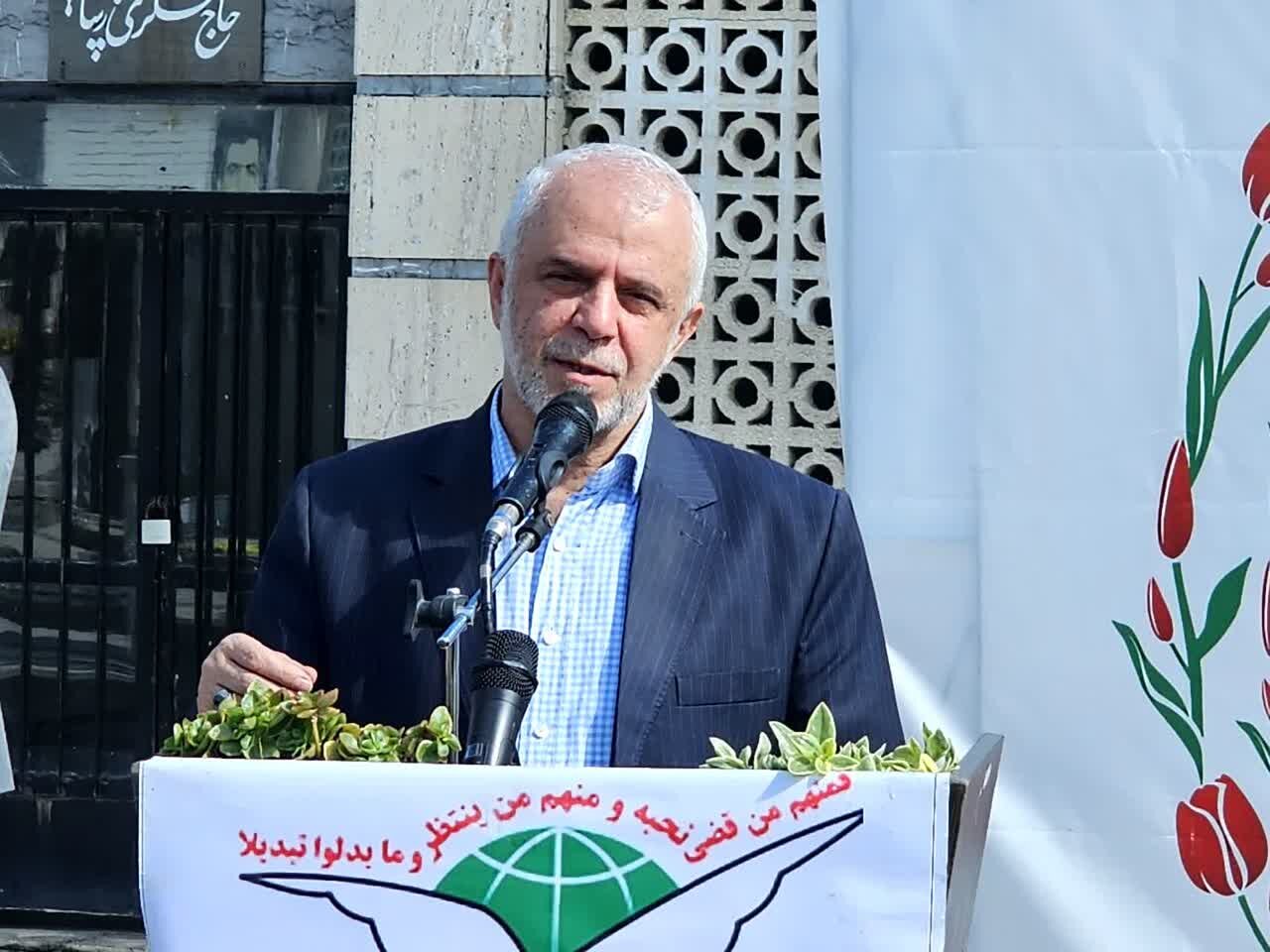 اوحدی در ساری: مزار شهدا دارالشفای آزادگان است