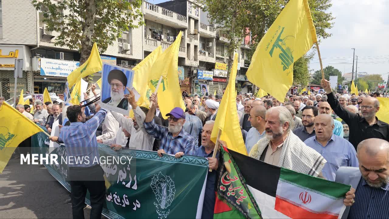 راهپیمایی «جمعه خشم و نصر» در گیلان آغاز شد