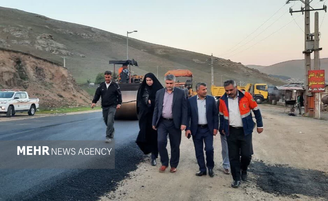 جمشیدی: اجرای روکش آسفالت محور اسالم به گردنه الماس آغاز شد