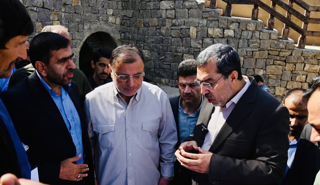 استاندار گلستان از ظرفیت‌های گردشگری و تاریخی قلعه‌قافه بازدید کرد