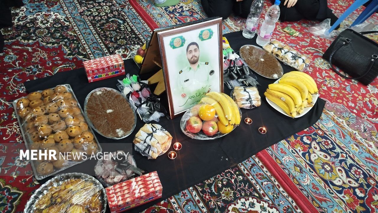 اولین سالگرد شهادت مدافع امنیت «علیرضا آقاجانی» در آستانه اشرفیه
