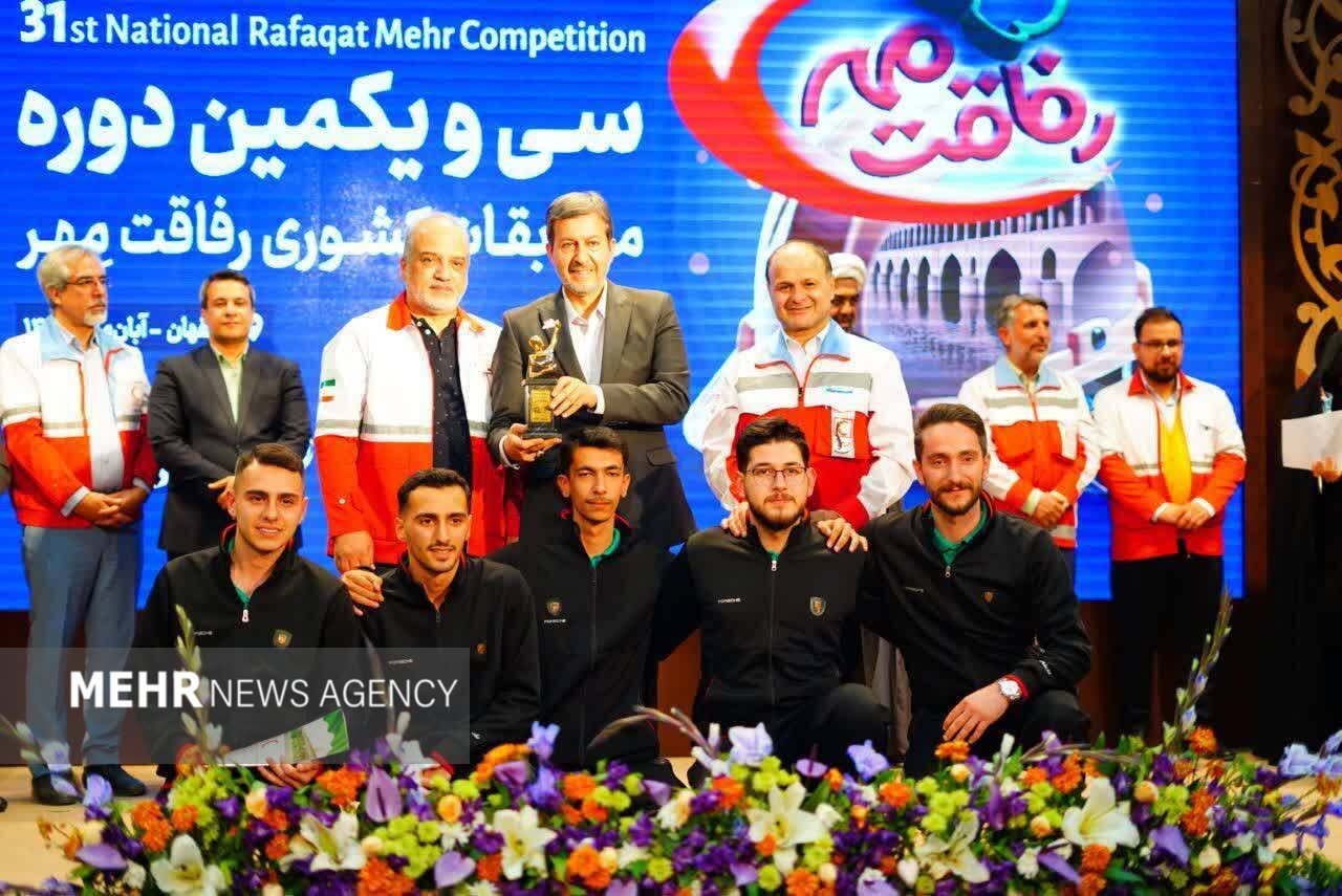 فارس و مازندران قهرمان مشترک سی‌ویکمین مسابقات رفاقت مهر پسران شدند