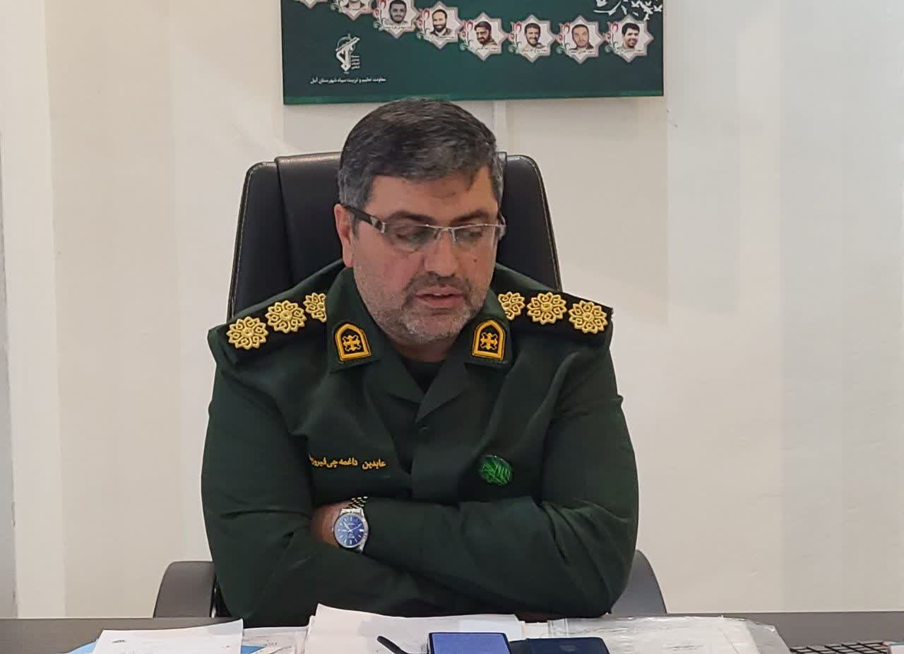 سرهنگ داغمه چی: 700 برنامه هفته بسیج در آمل اجرا می‌شود