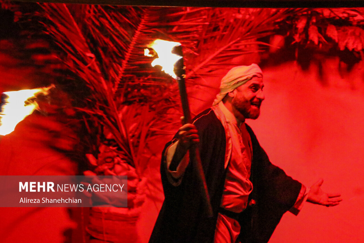 نمایش آیینی «خیمه بانوی بی‌نشان» در رشت