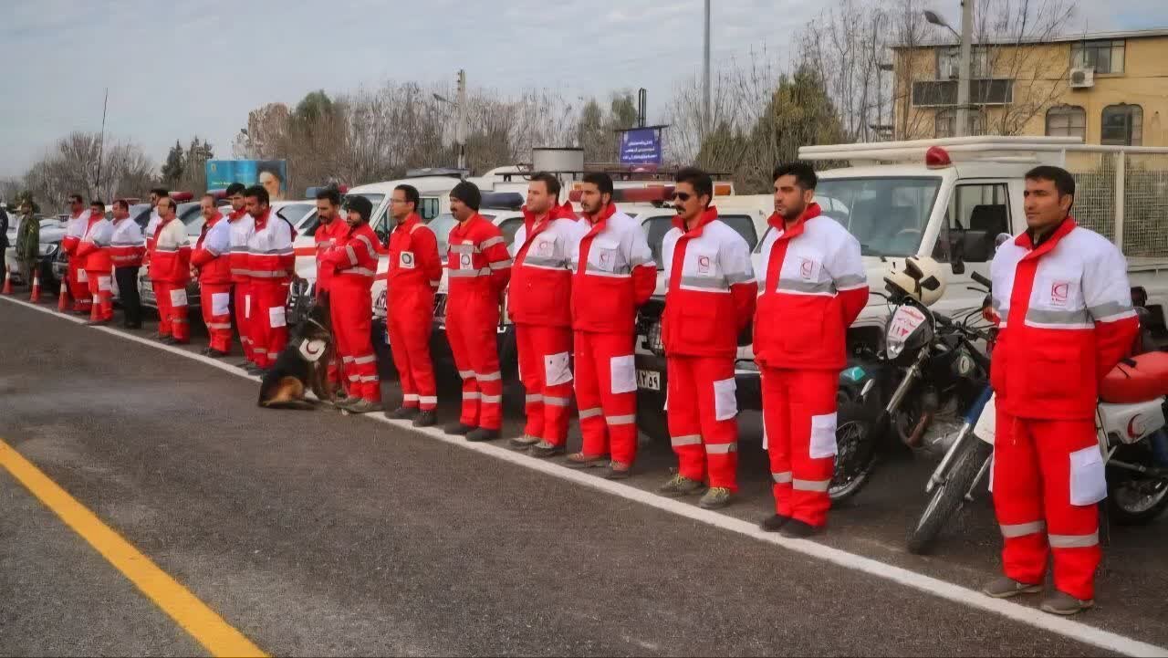 آماده‌باش 20 پایگاه هلال‌احمر گلستان هم‌زمان با هشدار نارنجی هواشناسی