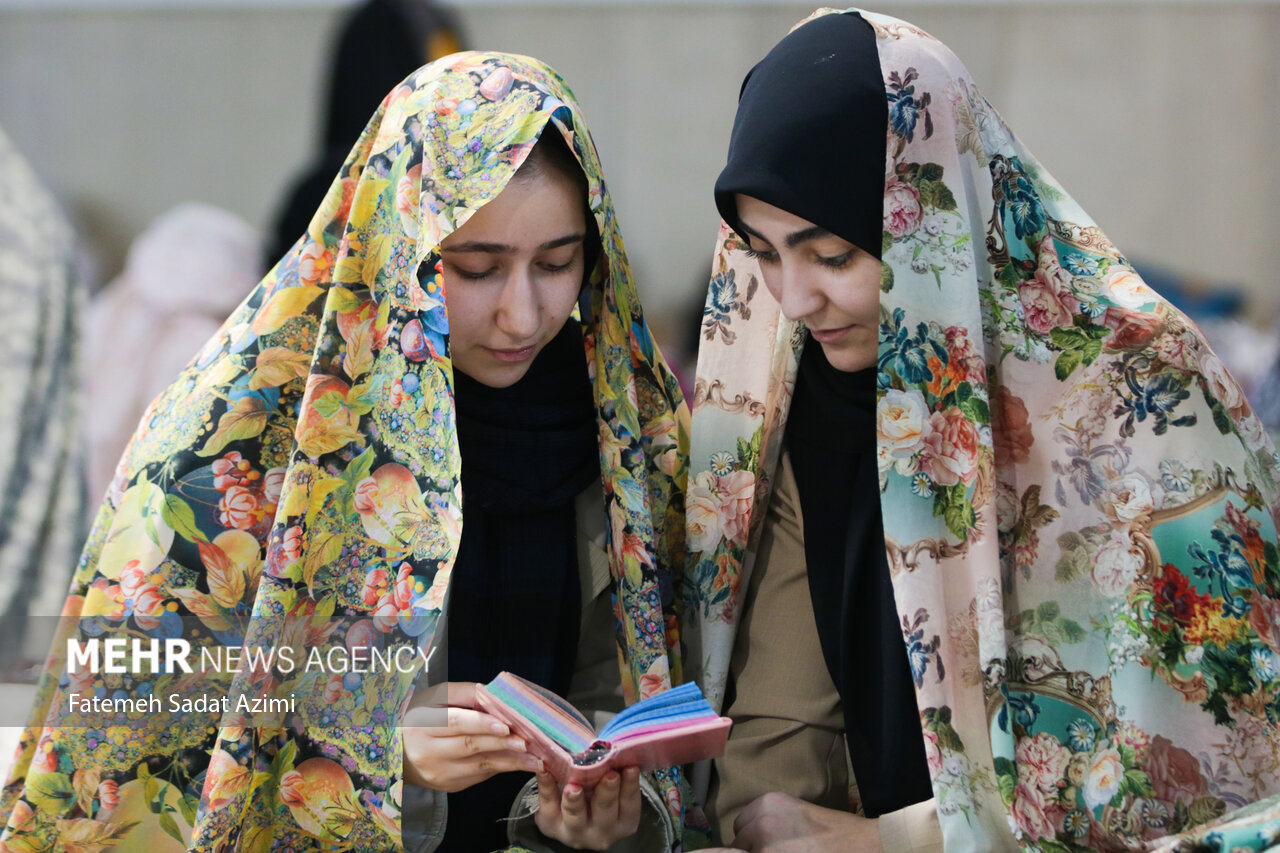 حضور 1100 معتکف در اعتکاف دانش‌آموزی و مادردختری رامیان
