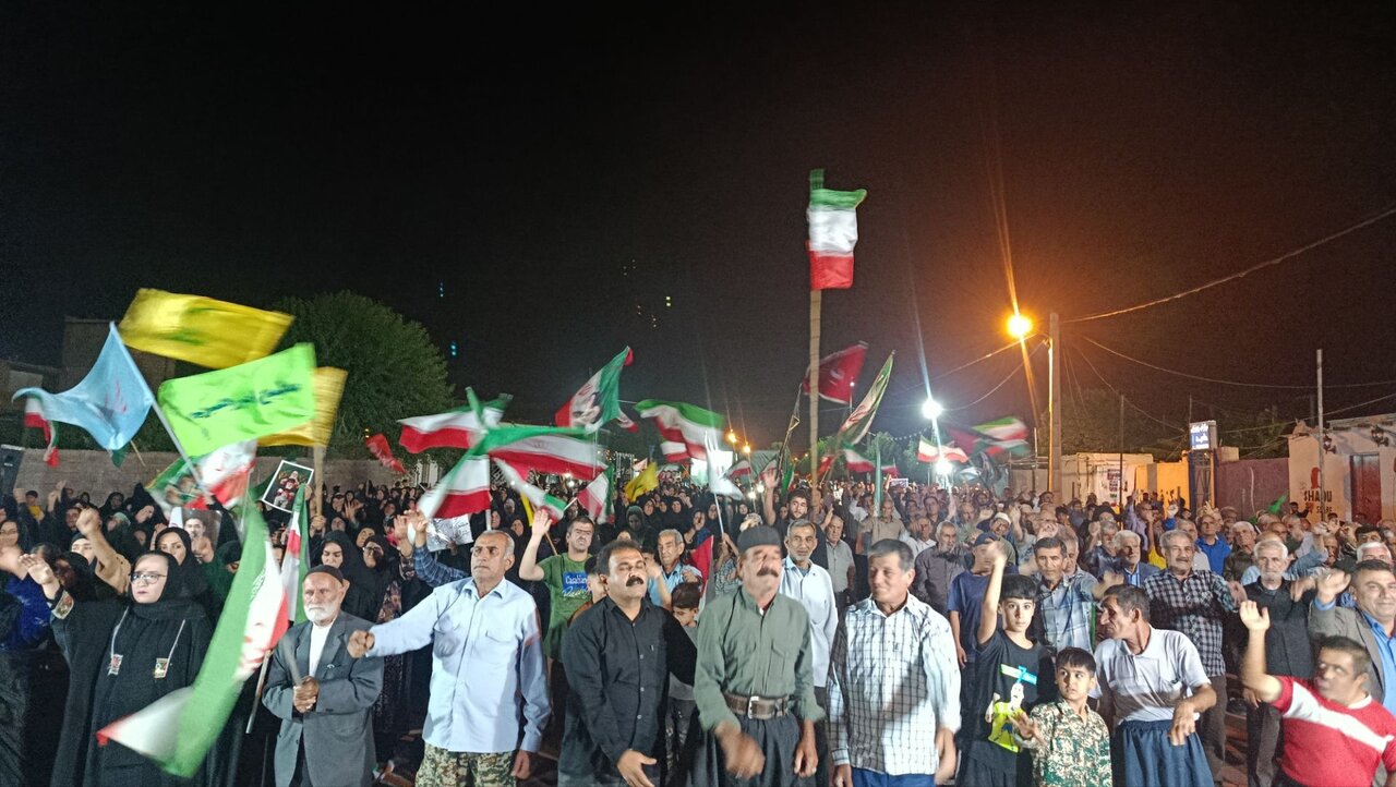 رامیانی‌ها در شب وحدت، حامی ایران ماندند