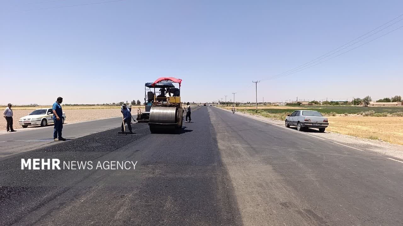 13 کیلومتر از محور مرزن آباد در کندوان آسفالت شد