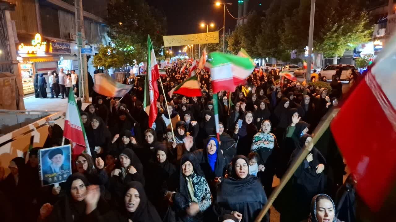 تکرار قرار شبانه مردم انقلابی آمل