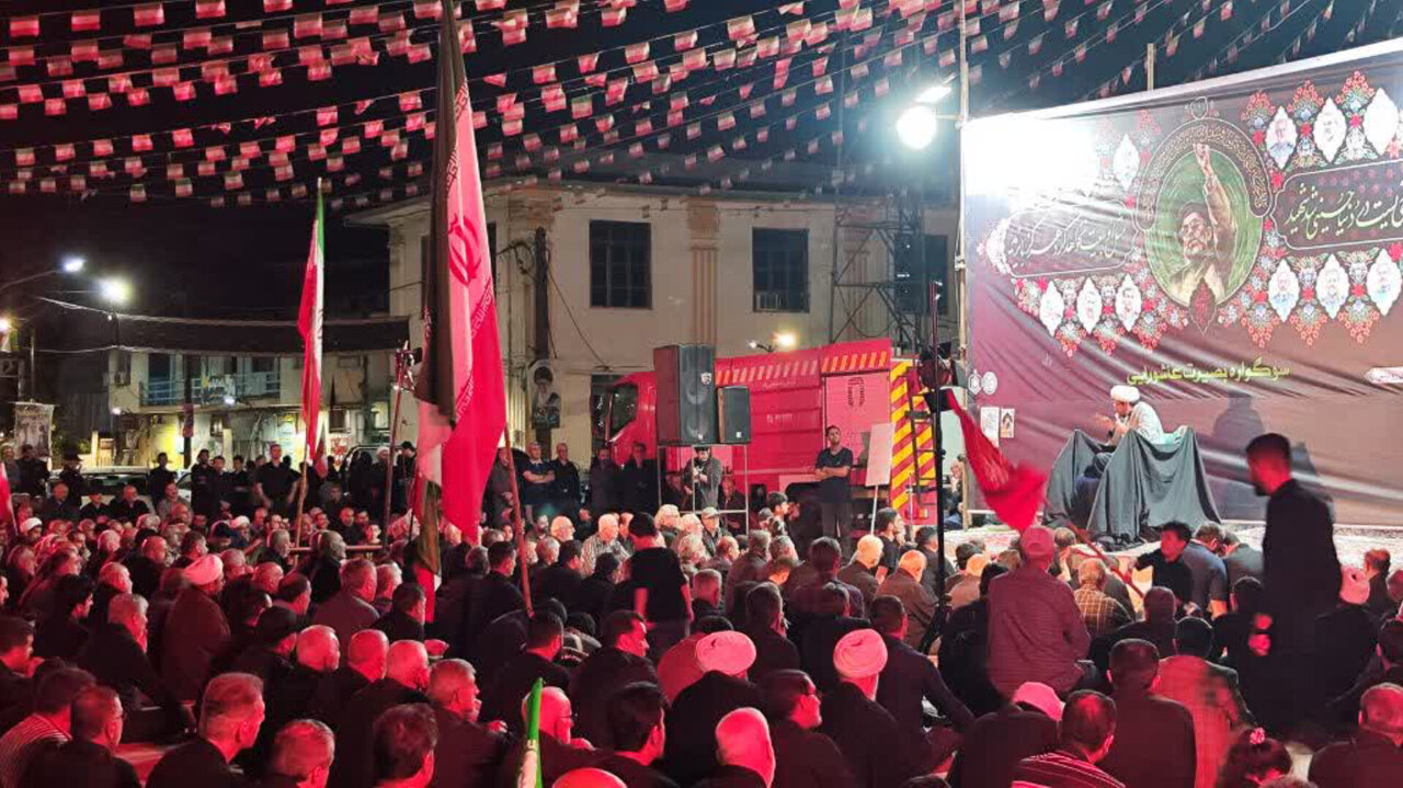 حماسه با شکوه عزاداران حسینی در رودسر