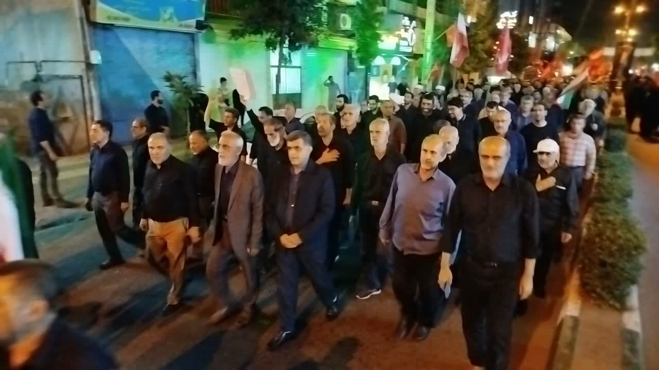صد و هشتمین حضور حماسی مردم آستانه اشرفیه در خیابان ها