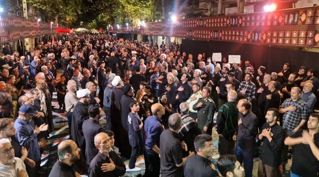شور حسینی لاهیجانی ها در شب دوم محرم