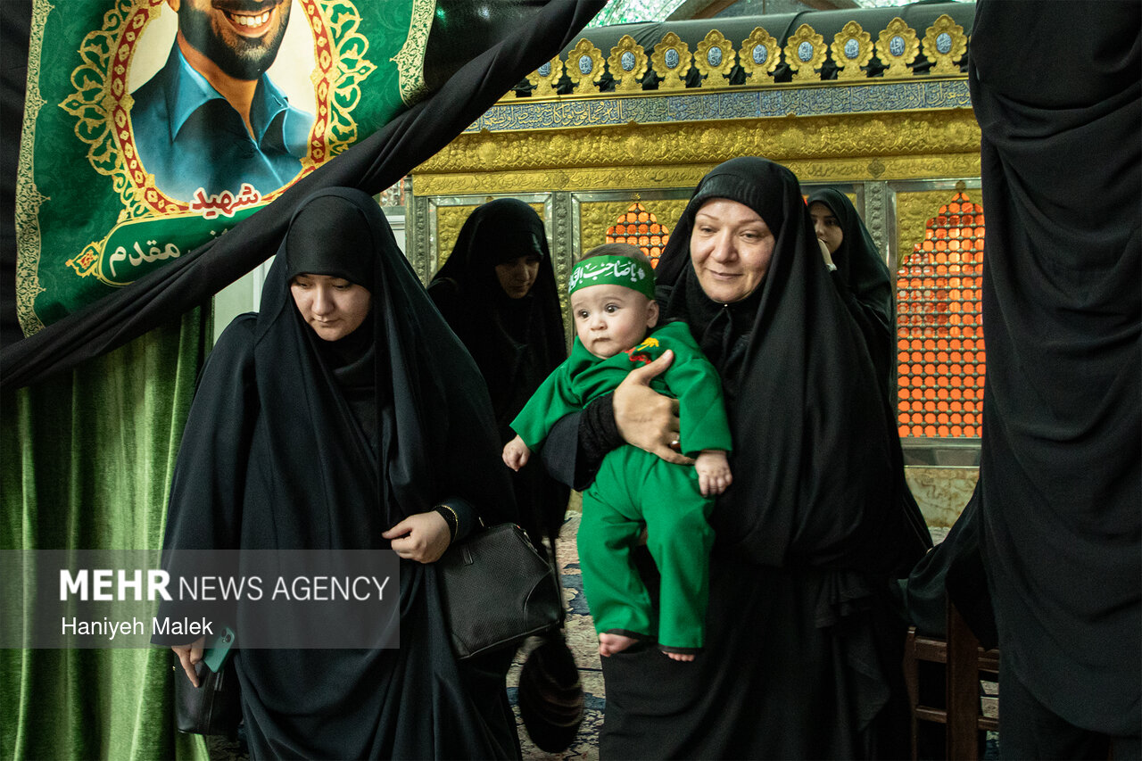 مراسم «شیرخوارگان حسینی» در گرگان