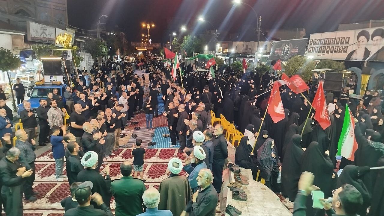 ششمین  مراسم اقامه عزای سیدالشهدای کربلا در آستانه اشرفیه