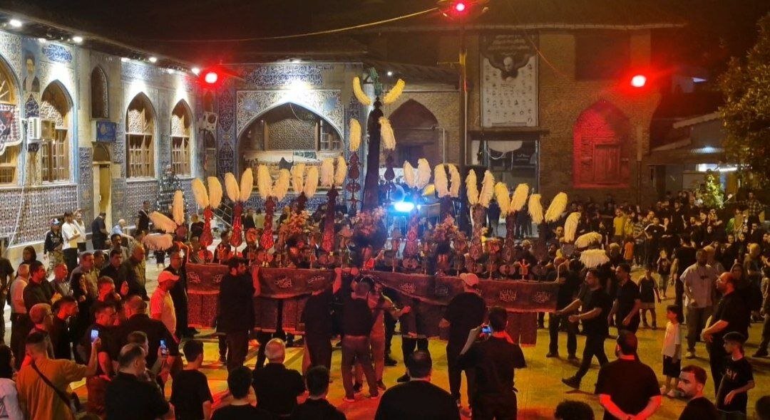 برگزاری مراسم سنتی دسته عزاداری هفت محل لاهیجان
