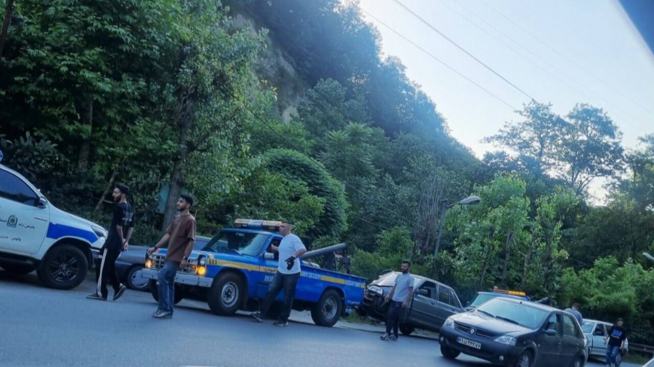 تصادف 2 پراید در جاده چالوس 6 مصدوم برجای گذاشت