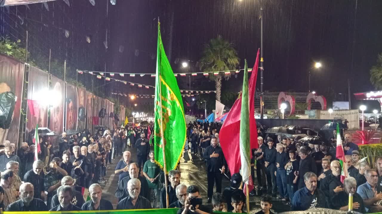 حماسه صدو نوزدهم آستارایی ها زیر بارش شدید باران