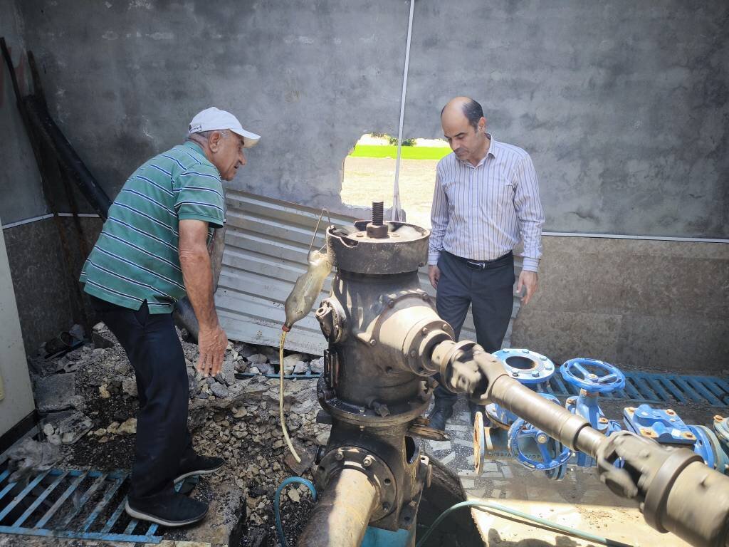 پایداری شبکه آب شرب در آمل و خلیل‌شهر تقویت شد
