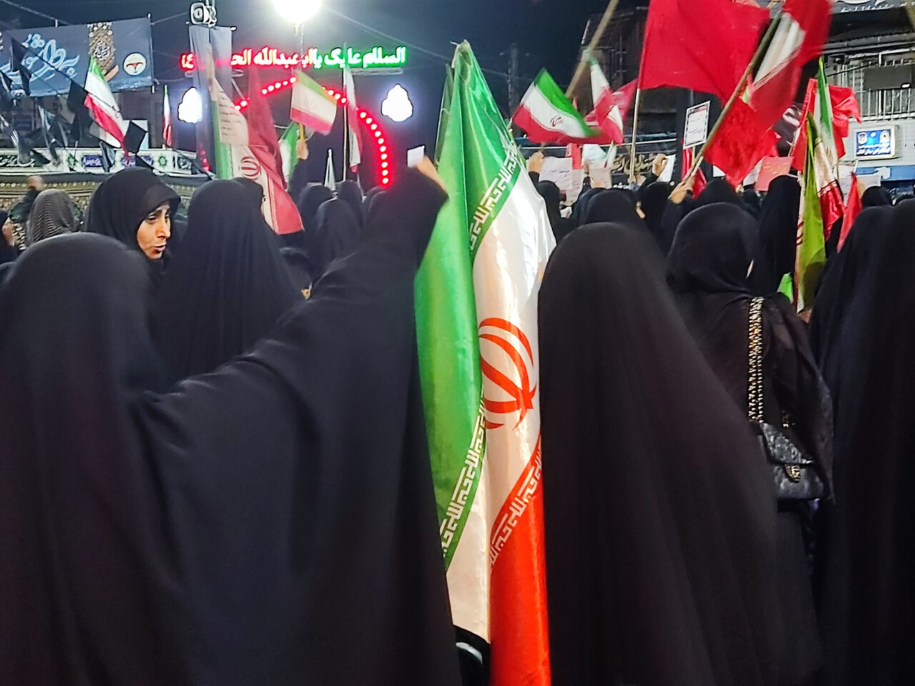 مراسم شب هفتم شهادت شهدای کربلا در  آستانه اشرفیه