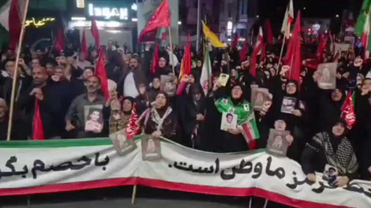حماسه آفرینی مردم مازندران در اجتماع شبانه