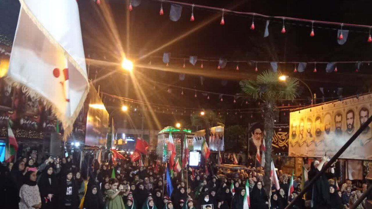 اجتماع خون‌خواهی رهبر شهید در نوشهر