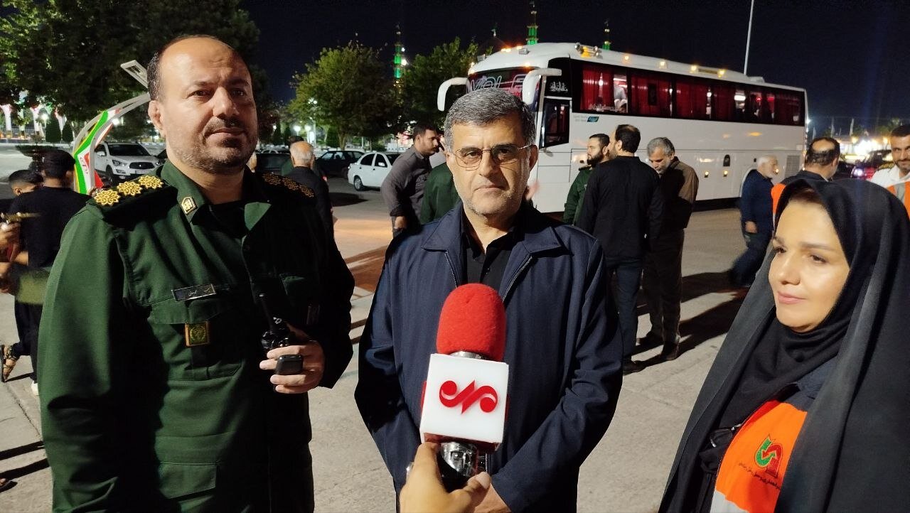 اعزام 6 دستگاه اتوبوس از آستانه اشرفیه برای بدرقه رهبر شهید ایران