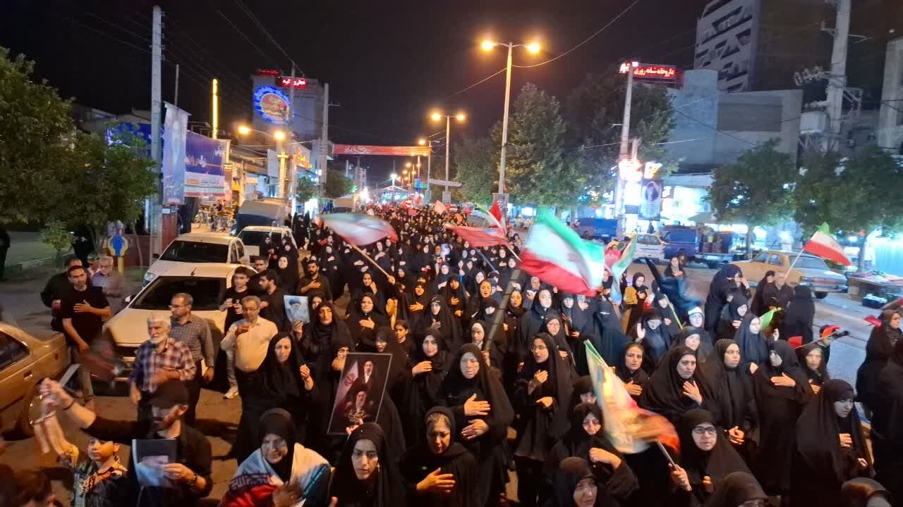 تجدید میثاق مردم نکا با آرمان‌های قائد امت اسلامی