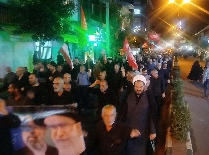 صد و سی امین حضور حماسی مردم آستانه اشرفیه در سنگر خیابان
