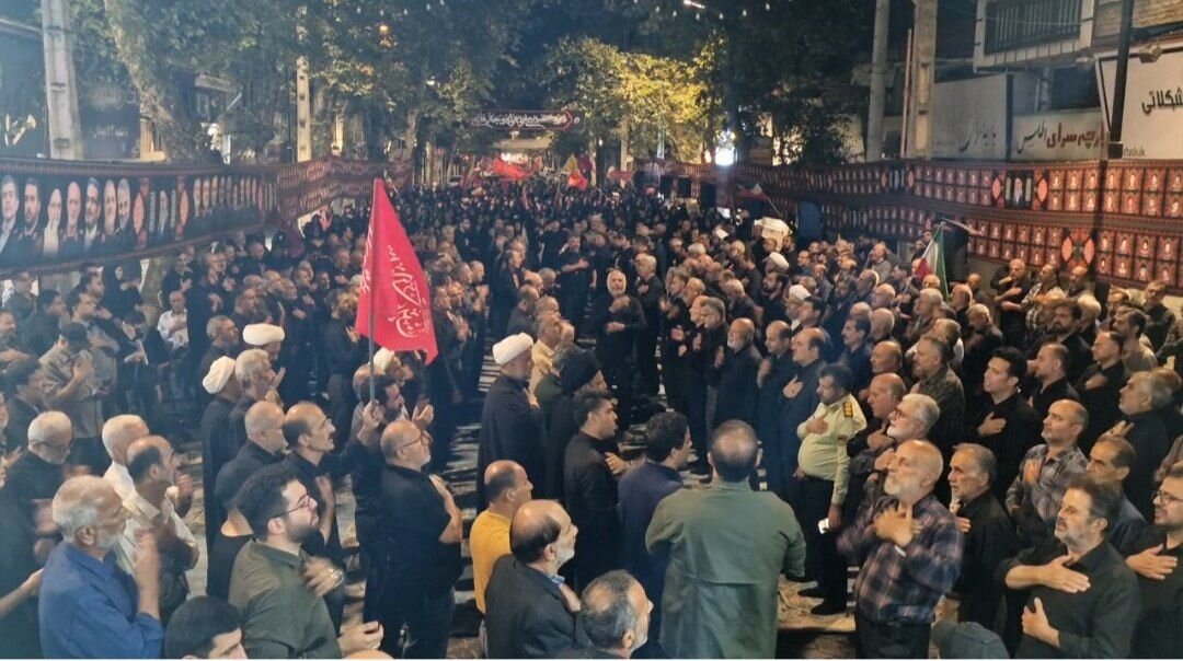 سوگواری جاماندگان وداع با آقای شهید در لاهیجان