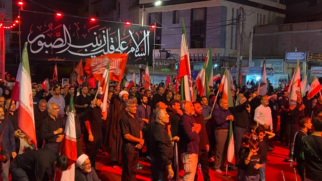 مردم رامیان پای کار انقلاب