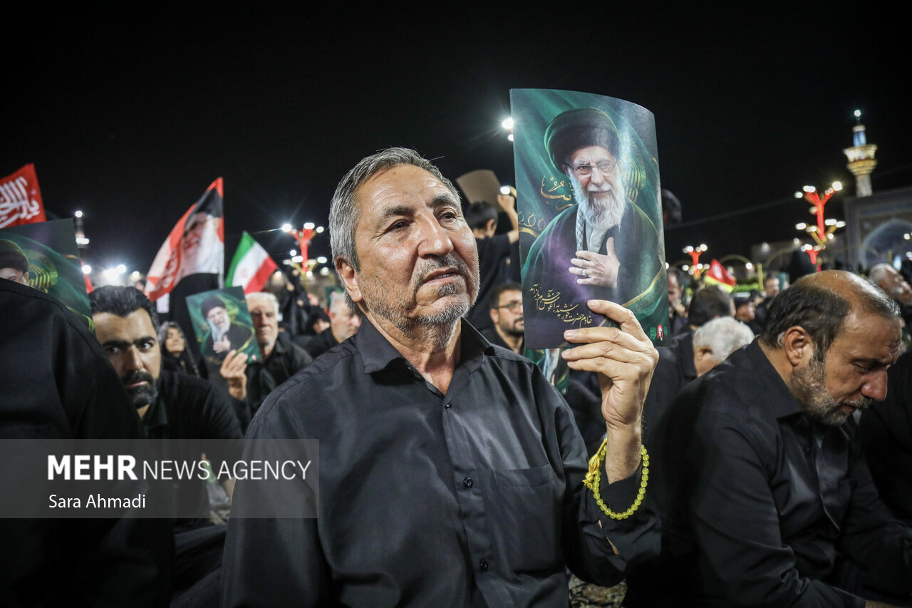 مردم گرگان گفتند؛ تا ابد خون‌خواه رهبر شهید هستیم