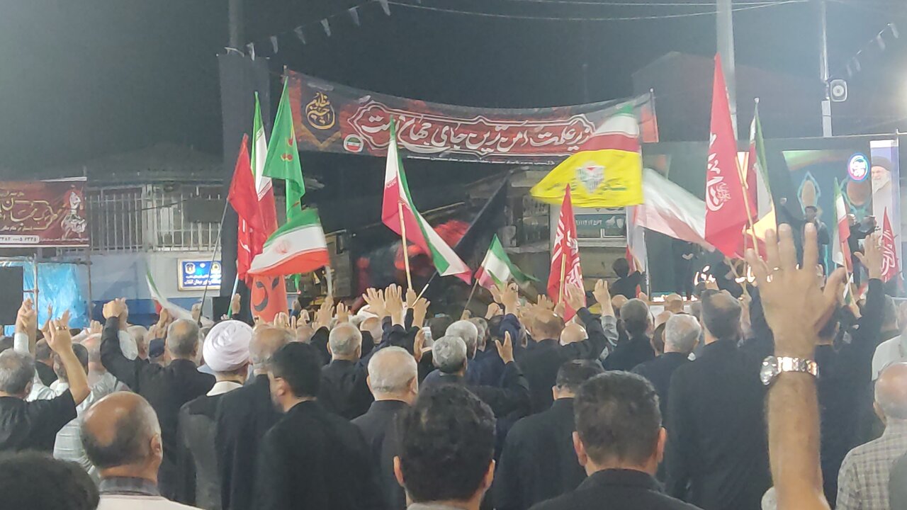 اجتماع شبانه گالیکشی‌ها با حضور گسترده مردم برگزار شد