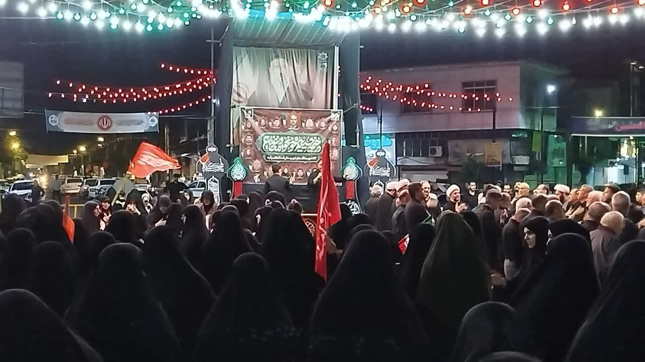 حماسه آفرینی با شکوه مردم آستانه اشرفیه در خیابان