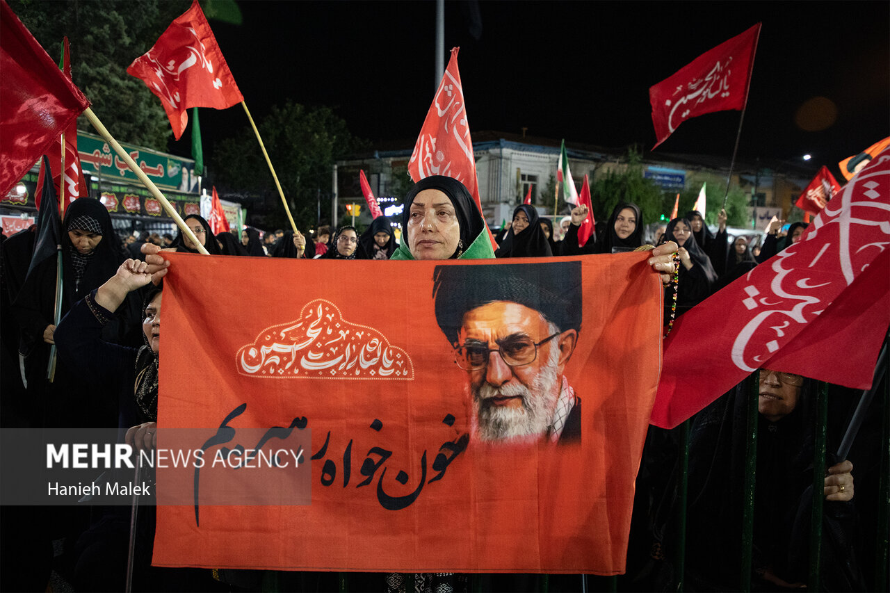 فریاد خون‌خواهی در موج صد و چهلم اجتماع شبانه گرگانی‌ها