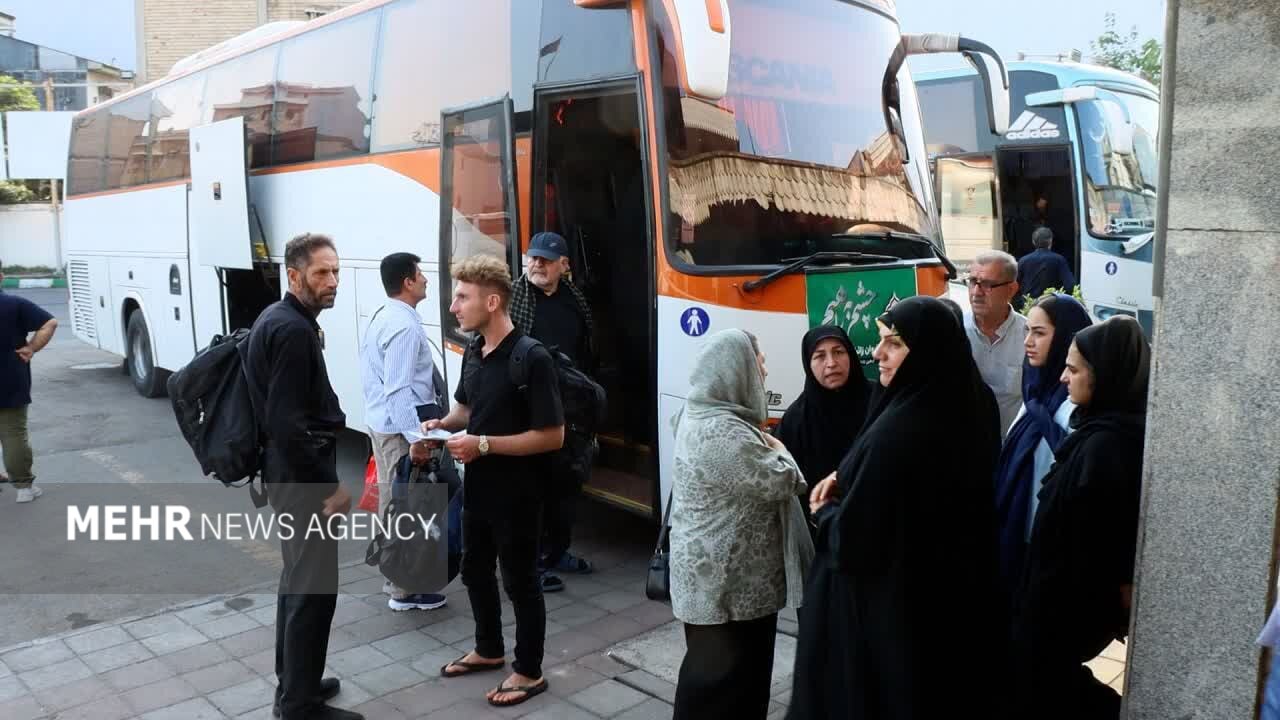 آمادگی کامل ناوگان گیلان برای اربعین؛ 4500 زائر اعزام شدند