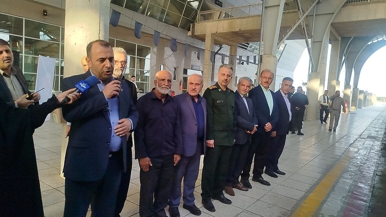 اعزام زائران اربعین حسینی با قطار فوق العاده رشت به کرمانشاه