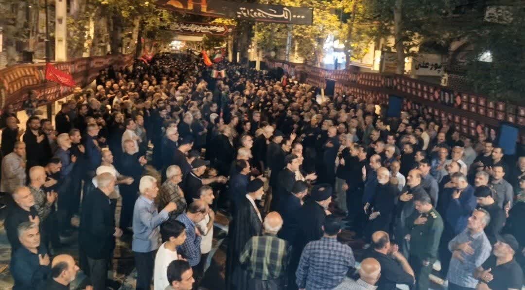مراسم جاماندگان اربعین حسینی در شهرستان لاهیجان