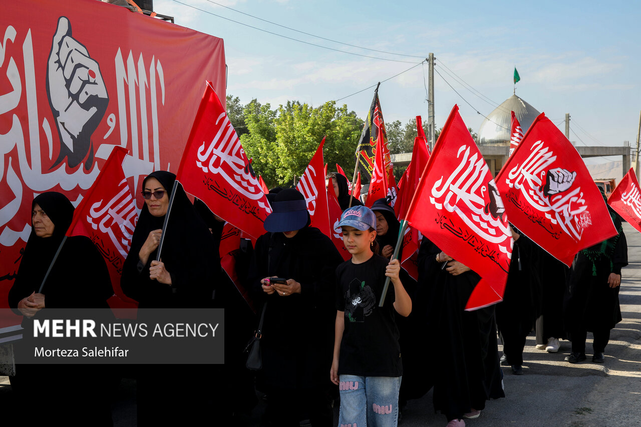 مراسم دلدادگان اربعین حسینی در کردکوی برگزار شد