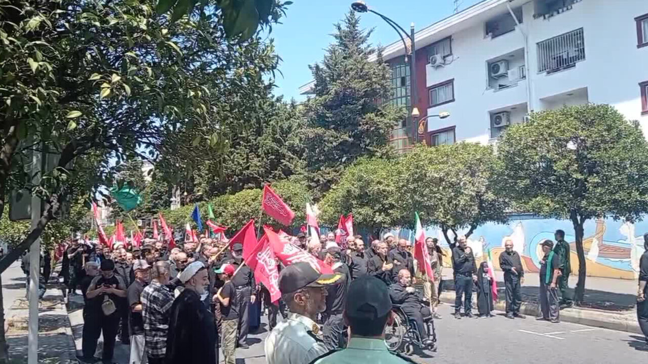 راهپیمایی عاشقان حسینی در نوشهر