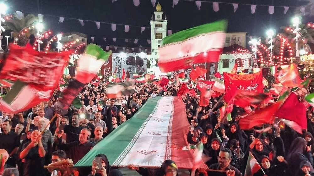 موج یکصد و پنجاه و نهم حضور مردم رشت در میدان شهدای ذهاب
