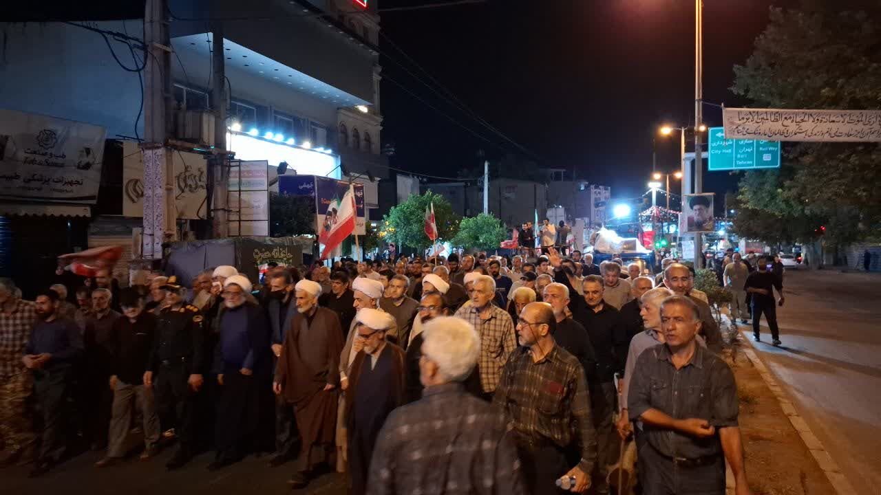 نکا در قاب 161 شب مقاومت و همدلی